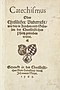 Strona tytułowa pierwszego wydania Katechizmu Heidelberskiego