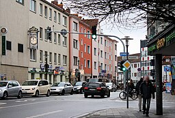 Hildesheim, das nördliche Ende der Wollenweberstraße