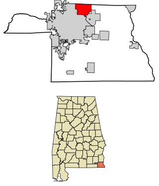 <span class="mw-page-title-main">Kinsey, Alabama</span> Town in Alabama, United States