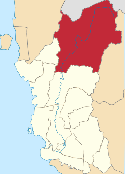 Lokasi Hulu Perak District di Perak