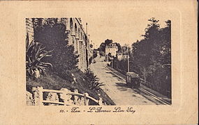 Tramway dans la rampe de l'avenue Léon-Say...