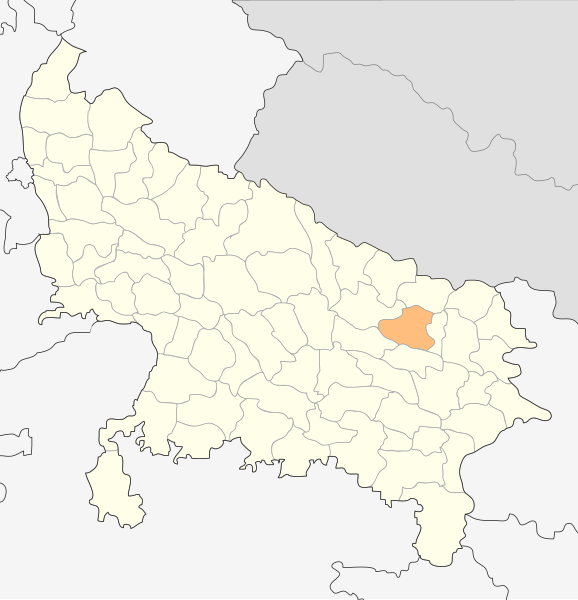 File:India Uttar Pradesh districts Basti.svg