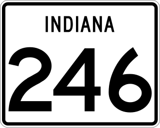 <span class="mw-page-title-main">Indiana State Road 246</span> Highway in Indiana