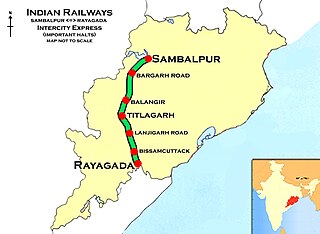 <span class="mw-page-title-main">Sambalpur–Rayagada Intercity Express</span>