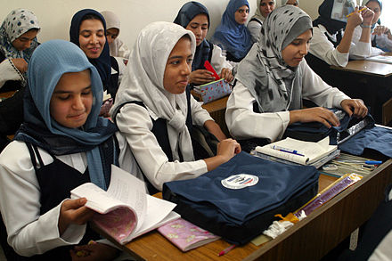 School girls in Iraq