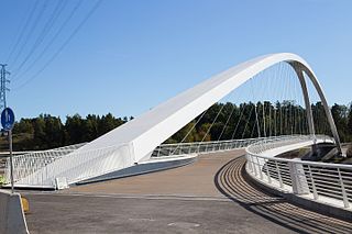 Isoisänsilta Bridge in Helsinki, Finland