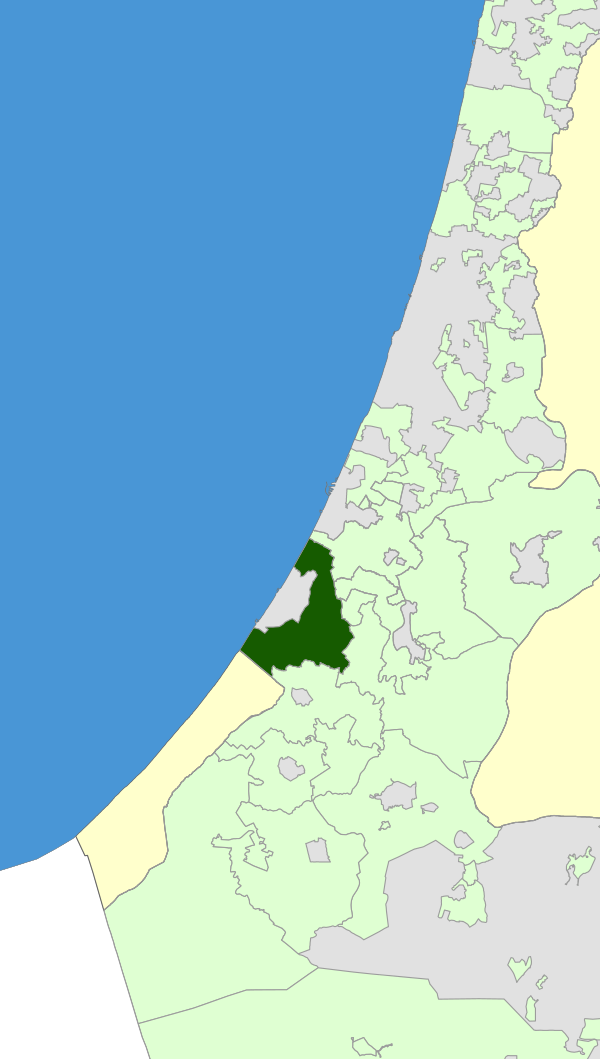 Israel Map - Hof Ashkelon Regional Council Zoomin.svg