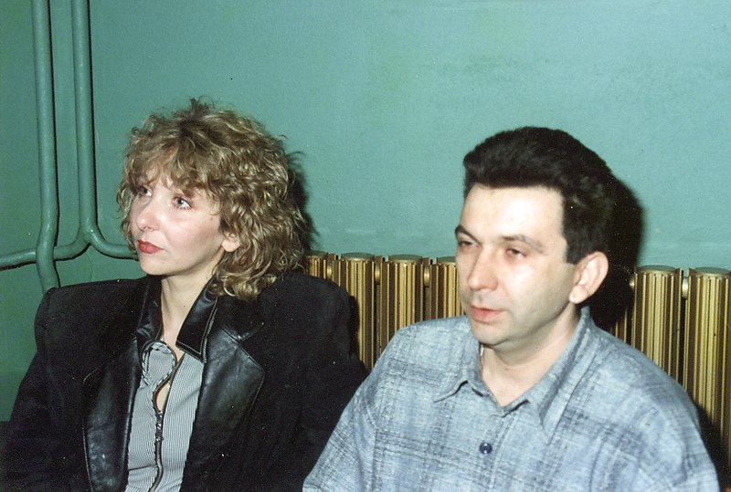 File:Ivana Nedovic i Miroljub Nedovic - Riki, glumci Narodnog pozorista u Nisu, krajem 90-ih.jpg