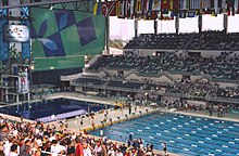 Georgia Tech Aquatic Center during the 1996 Summer Olympics