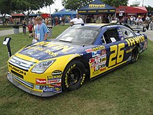 McMurray's Roush car on display during the 2007 Ford Championship Weekend at the Homestead-Miami Speedway Jaime McMurrays car.jpg