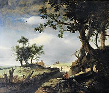 Landscape with figures.