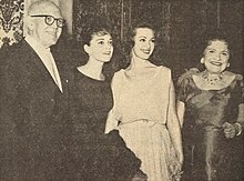 (L-R): Jimmy McHugh, Anna Maria Alberghetti, Barbara Rush and Louella Parsons from Modern Screen, 1960 Jimmy McHugh, Anna Maria Alberghetti, Barbara Rush, and Louella Parsons, 1960.jpg