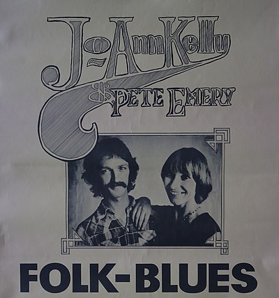 Jo-Ann Kelly and Pete Emery on a record for Folk-Blues