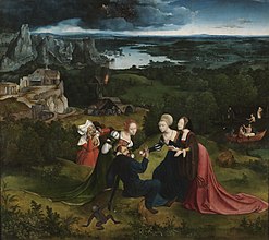 Joachim Patinir, Die Versuchung des hl. Antonius, 1515, Madrid, Museo del Prado (S. 105 · Verbotene Früchte)