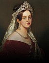 Joseph Karl Stieler - Oldenburg Düşesi Marie Frederike Amalie, Yunanistan Kraliçesi.jpg
