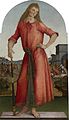 Master of the Griselda LegendUmbrian-Sienese, active early 1490sJoseph of EgyptQ20174483c. 1490/1495oil on panel transferred to canvasoverall: 88.5 x 52.5 cm (34 13/16 x 20 11/16 in.)overall (design area width): 49 cm (19 5/16 in.)framed: 124.1 x 87 x 8.3 cm (48 7/8 x 34 1/4 x 3 1/4 in.)http://www.nga.gov/content/ngaweb/Collection/art-object-page.41612.htmlSamuel H. Kress Collection1952.5.2