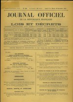 Миниатюра для Файл:Journal officiel de la République française, Lois et décrets, 17 et 18 novembre 1958.djvu