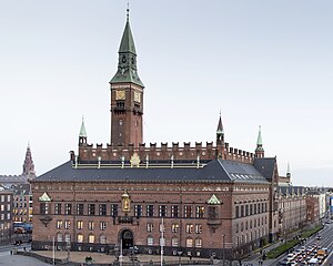Københavns Rådhus: Historie, Rådhusets disposition, Galleri