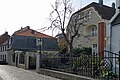 Residential building with garden shed