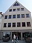 Hausfassade in der Kalchstraße im oberschwäbischen Memmingen