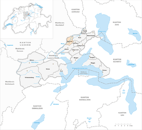 Karte von Buchrain