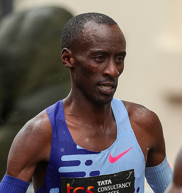 Kiptum at the 2023 London Marathon