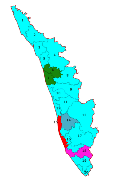File:Kerala Lok Sabha election result 2019.png