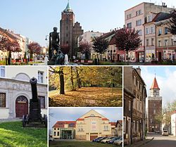 Marktplatz, Schloss, Park, Kulturzentrum, Weavers Tower