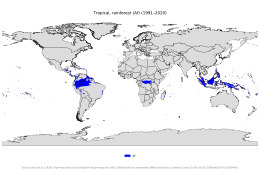 Tropical rainforest climate Region