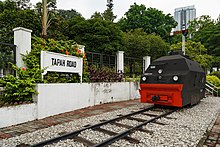 A 1952 Wickham Armoured Trolley at the Royal Malaysian Police Museum in Kuala Lumpur. Kuala-Lumpur Malaysia Police-Museum-Armoured-Wickham-Trolley-01.jpg