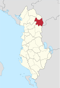 Kukes in Albania.svg