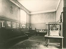 Interior da Sala 6 do Palácio das Artes, Düsseldorf por Henry van de Velde (1902)