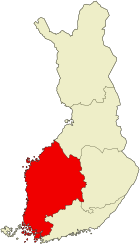 Location in Finland