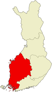 <span class="mw-page-title-main">Western Finland Province</span> Place in Finland