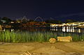 Photographie du lac de PortAventura Park à Halloween 2012