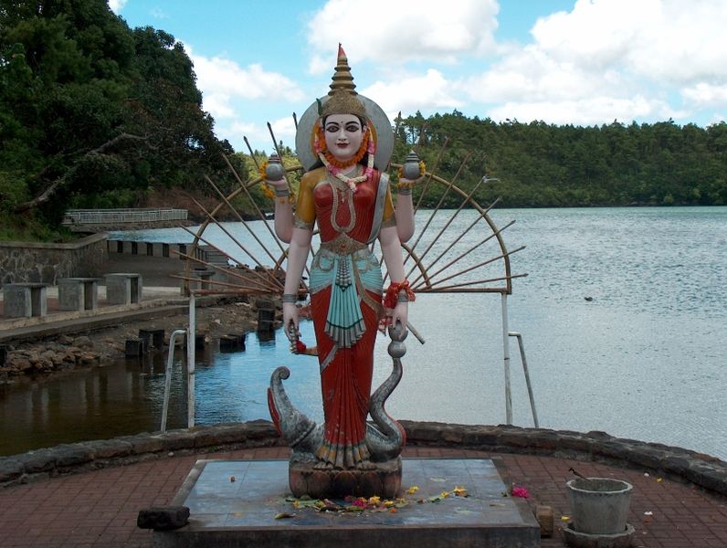 File:Lakshmi Statue Holy Lake Temple Mauritius.jpg