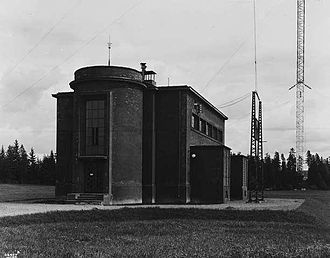 Lambertseter Transmitter in 1931 Lambertseter radio 1931.jpg