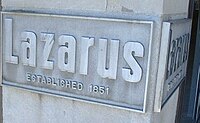 Lazarus plaque Lazarus cormer.JPG