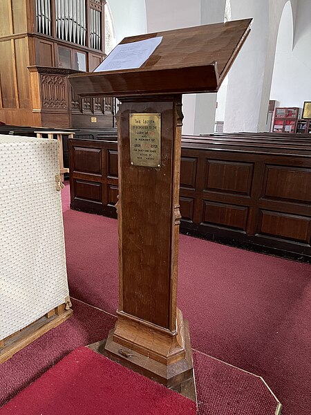 File:Lectern - St Nicholas' Church Adare.jpg