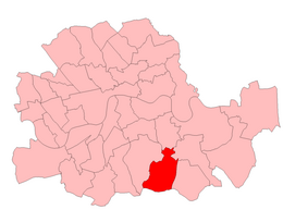 Lewisham West in London 1950-74 LewishamWest1950.png