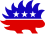 Libertarian porcupine version 2.svg