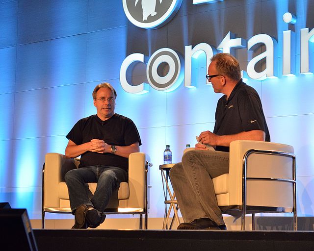 Linus Torvalds at LinuxCon North America 2016