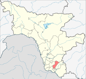 Distrito de Zavitinsky Distrito municipal de Zavitinsky en el mapa