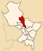 Location of the province Calca in Cusco.svg