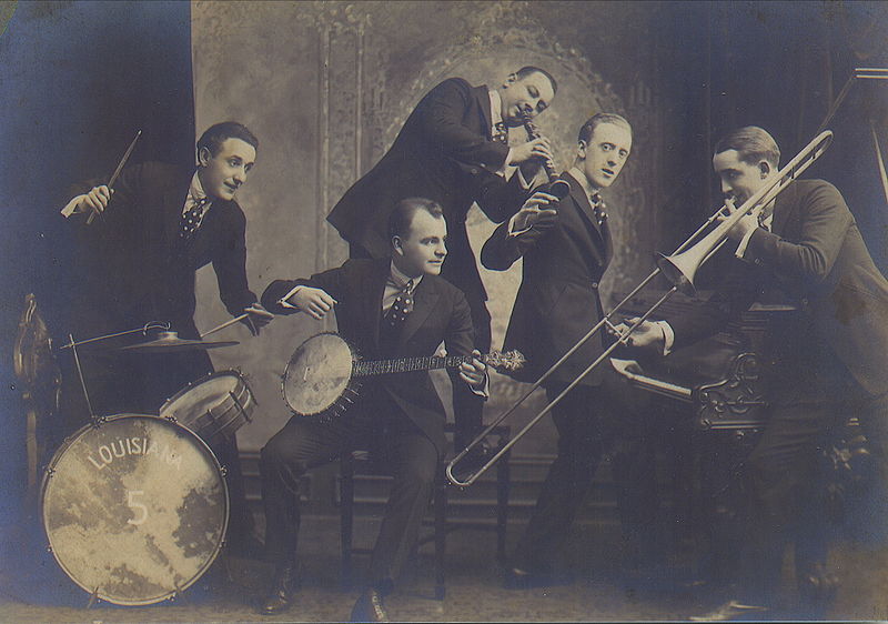 File:Louisiana Five Jazz Band famous publicity photo.jpg