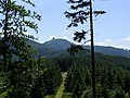 ]], pohled z vrcholu Kykulka na jih (Lysou horu)
