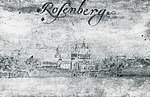 Rosersberg på Gripenhielms Mälarkarta 1689.
