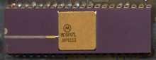 Motorola MC6847 in ceramic package. MC6847 Ceramic Package.png
