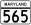 MD Route 565.svg