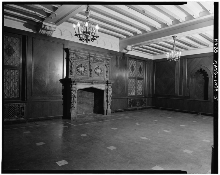 File:MEN'S SMOKING ROOM IN BASEMENT - B. F. Keith Memorial Theatre, 539 Washington Street, Boston, Suffolk County, MA HABS MASS,13-BOST,69-5.tif